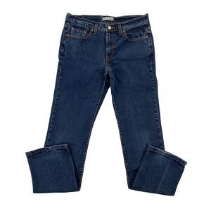 Vintage Levi's 505 Jeans Womens 8M Blue Preppy Straight American Academia Denim